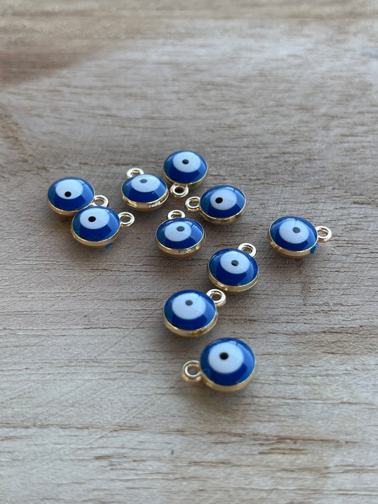 Breloque oeil bleu