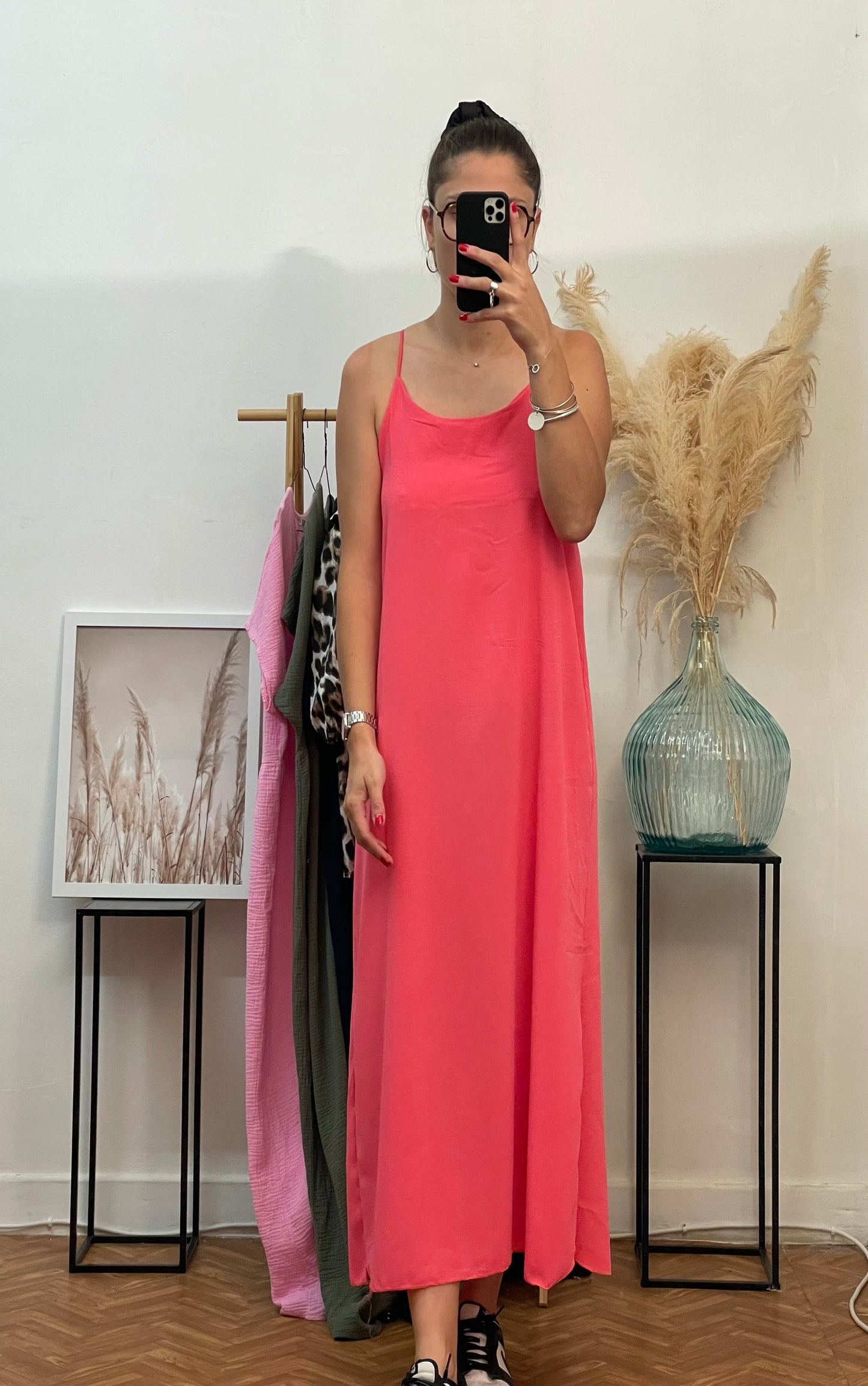 Robe fluide rose